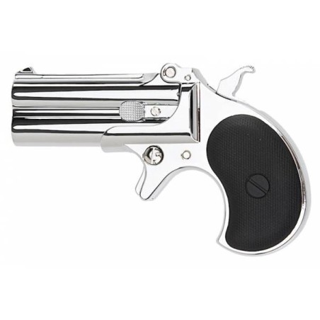 Maxtact Derringer Double Barrel Silver Gaz