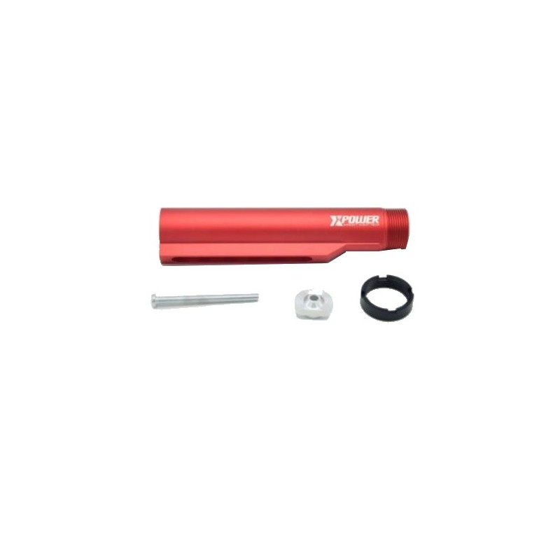 Xpower Tube de Crosse M4 Rouge CNC