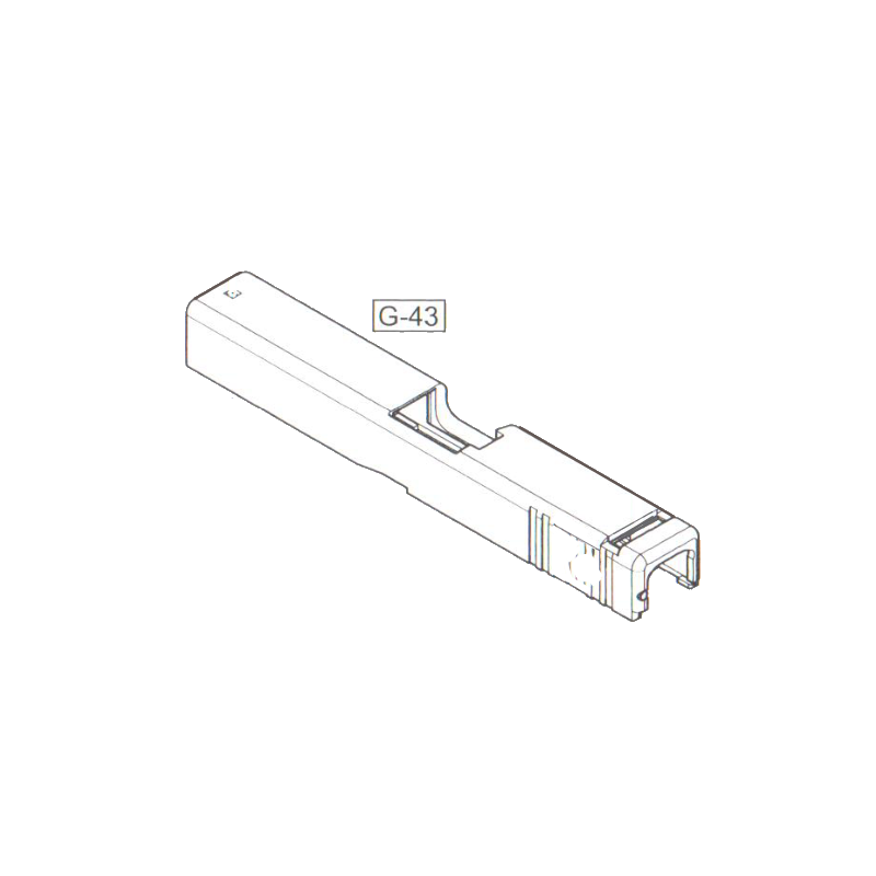 WE Culasse Métal Origine Glock 18