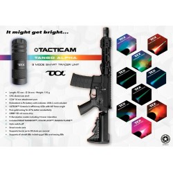 ACM Tacticam Silencieux Traceur Multi-Couleurs Métal Noir USB