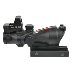 ACM Type ACOG 4X32 Fibre Optique Rouge + Reflex