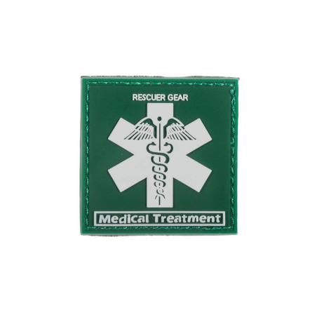 Delta Armory Patch Medical Treatment PVC OD/Blanc 50x50mm