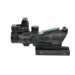 ACM Type ACOG 4X32 Fibre Optique Verte + Reflex