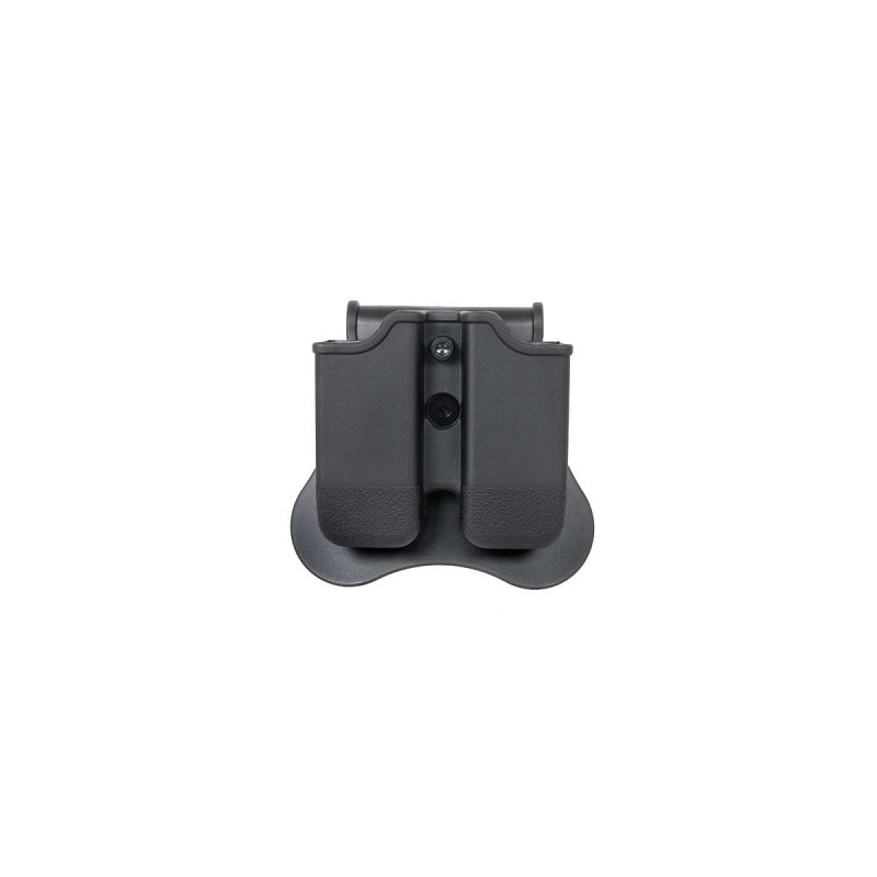 Amomax Double Porte Chargeur Beretta/ PX4/ H&K/ P30/ USP Noir