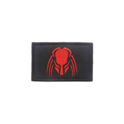 ACM Patch Brodé Predator Noir/Rouge 80x50mm