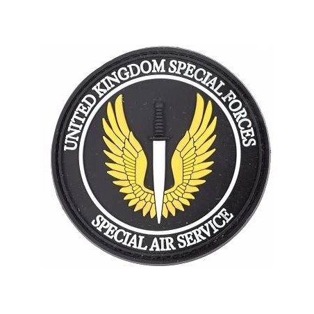 ACM Patch PVC United Kingdom Special Force Jaune/Noir 80mm