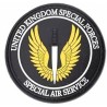 ACM Patch PVC United Kingdom Special Force Jaune/Noir 80mm