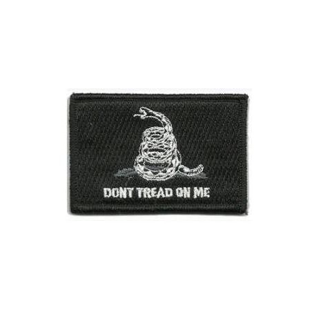 ACM Patch Brodé Don't Thred On Me Noir/Blanc 80x50mm