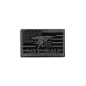 ACM Patch Brodé Navy Seal Drapeau US Gris/Noir 80x50mm