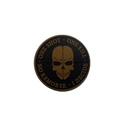 ACM Patch PVC One Shot . One Kille Marron/Noir 80mm