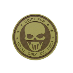 ACM Patch PVC Don't Run. Coyote/Tan 60mm