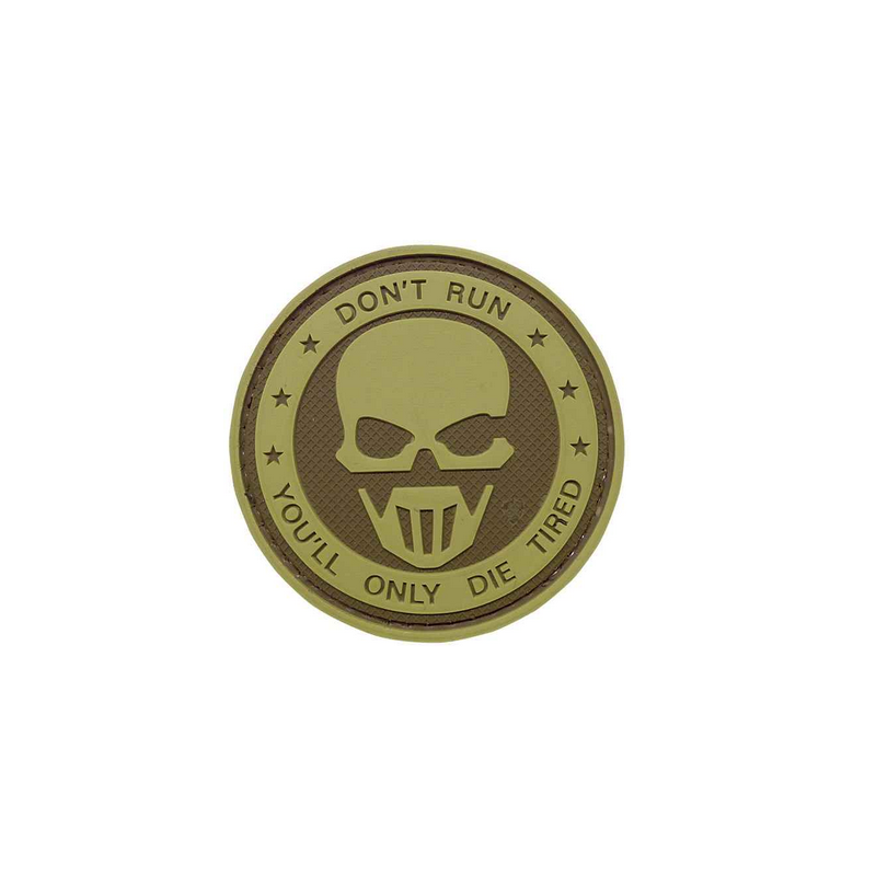 ACM Patch PVC Don't Run. Coyote/Tan 60mm