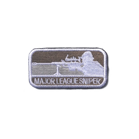 ACM Patch Brodé Major League Sniper Marron/Tan 90x45mm