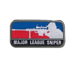 ACM Patch Brodé Major League Sniper Bleu/Rouge 80x40mm