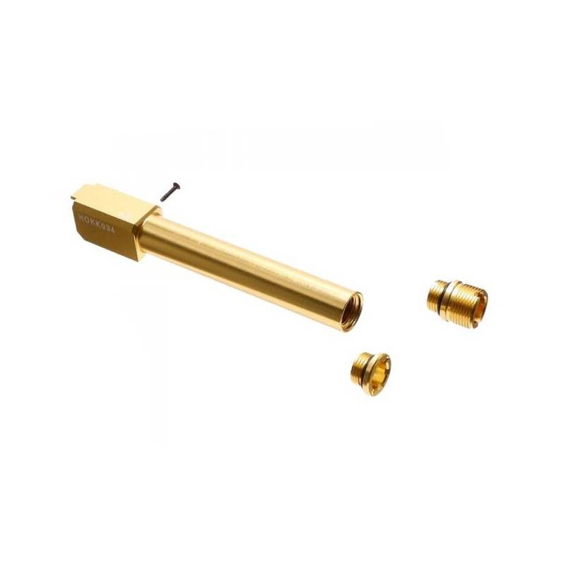 Nine Ball Canon Externe / 2 Way Fixed Outer barrel 14mm- G17 Gen.4 Marui Gold