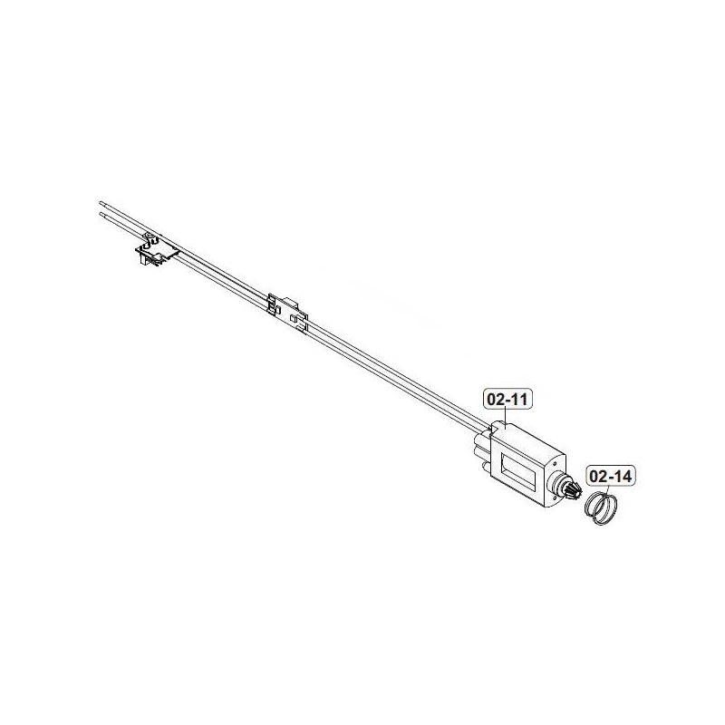 VFC Moteur Cablé avec Mosfet H&K MP7 SMG Origine Part: 02-11 (2.6393)