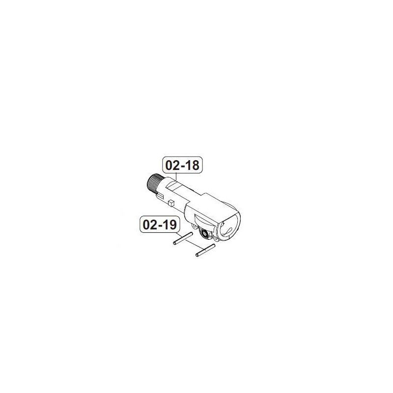 VFC Canon Externe AEG H&K MP7 SMG Origine Part:02-18/19 (2.6393)