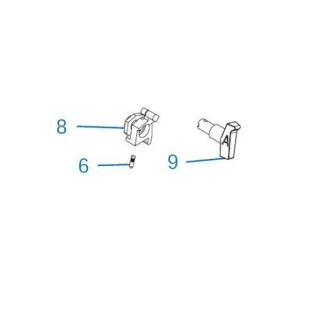 G&G GR14/M14 Sélecteur de Tir Métal Complet Origine (Reconditionné)