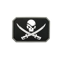 Emerson Patch Pirate Bk/Wh 75x50mm PVC