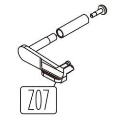 KWC Arretoir de Culasse 1911 Tan Part-Z07