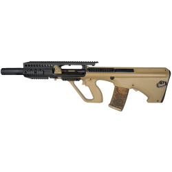 Army Armament Steyr Aug Tan R905 Tactical RIS Silencer 330BBs 1.4J