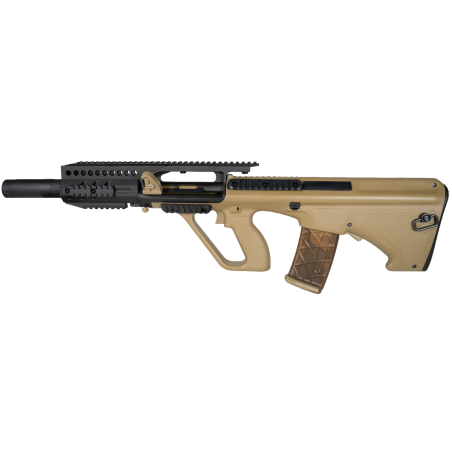 Army Armament Steyr Aug Tan R905 Tactical RIS Silencer 330BBs 1.4J