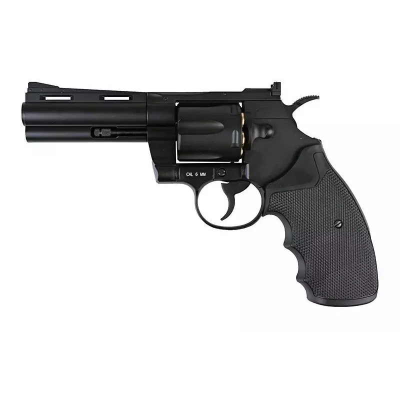 KWC Revolver 357 Python Noir 4" Co2 6BBs 1.7J