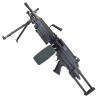 A&K M249 Para(P) AEG Noir Nylon 2400BBs 1.4J