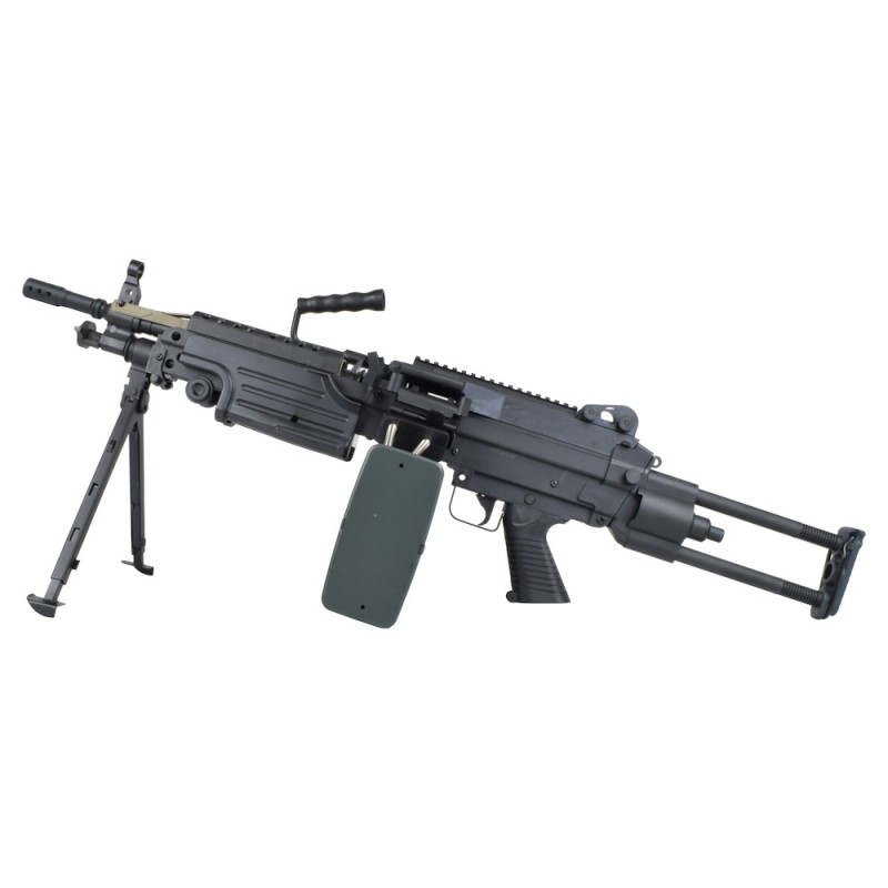 A&K M249 Para(P) AEG Noir Nylon 2400BBs 1.4J