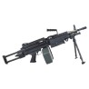 A&K M249 Para(P) AEG Noir Nylon 2400BBs 1.4J