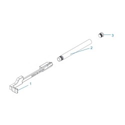 G&G Charging handle set GR14 /SOC16 Métal Black AEG (Reconditionné)