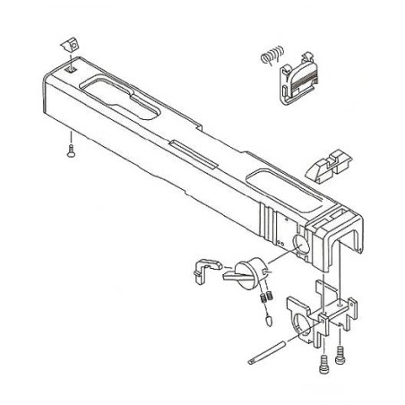 Cyma Culasse Complète Noir CM.030 AEP Origine (Reconditionné)