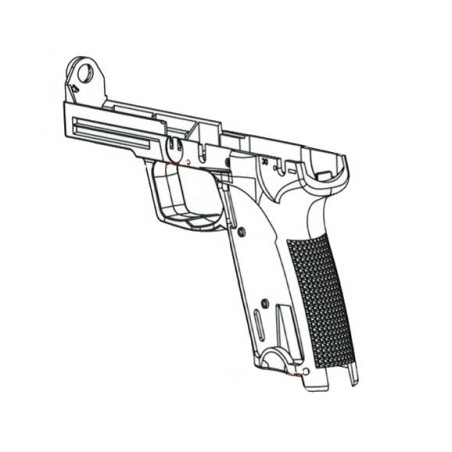 Cyma Frame ABS Black CM.125 USP AEP (Reconditionné)