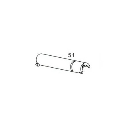 Cyma Outer Barrel ABS Bk CM.125 USP Part:51 AEP Origine (Reconditionné)