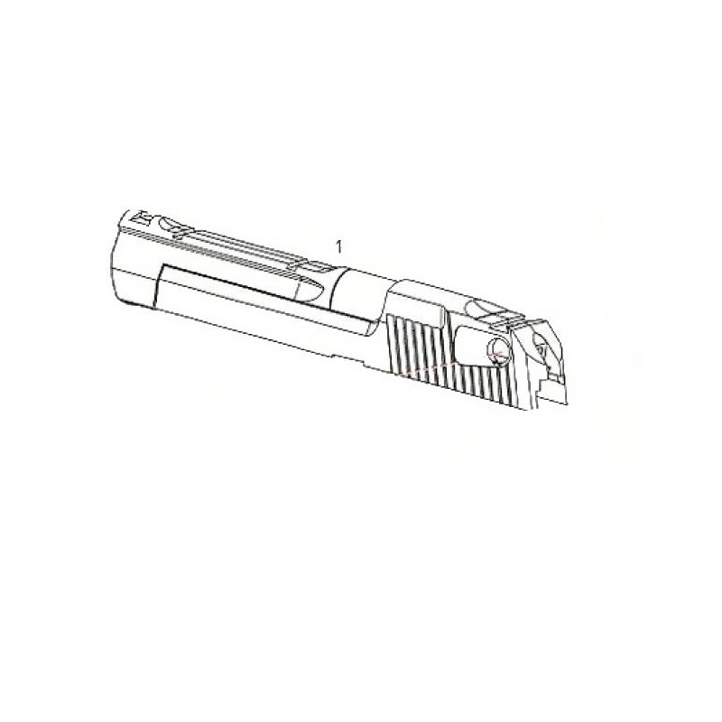 Cyma Culasse Métal Bk CM.121 Desert Eagle Part:1 AEP Origine (Reconditionné)