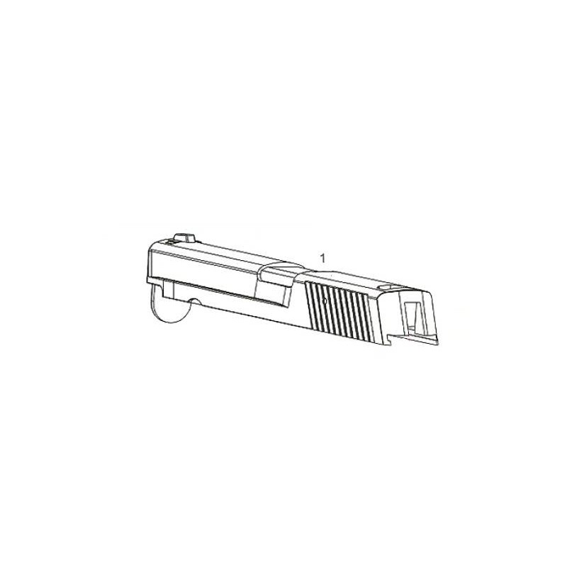 Cyma Culasse Métal Bk CM.122 Sig P226 Part:1 AEP Origine (Reconditionné)