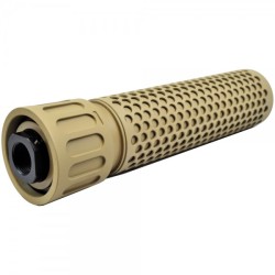 Big Dragon Silencieux 5.56 QDC Tan 175mm + Cache Flamme 14mm-