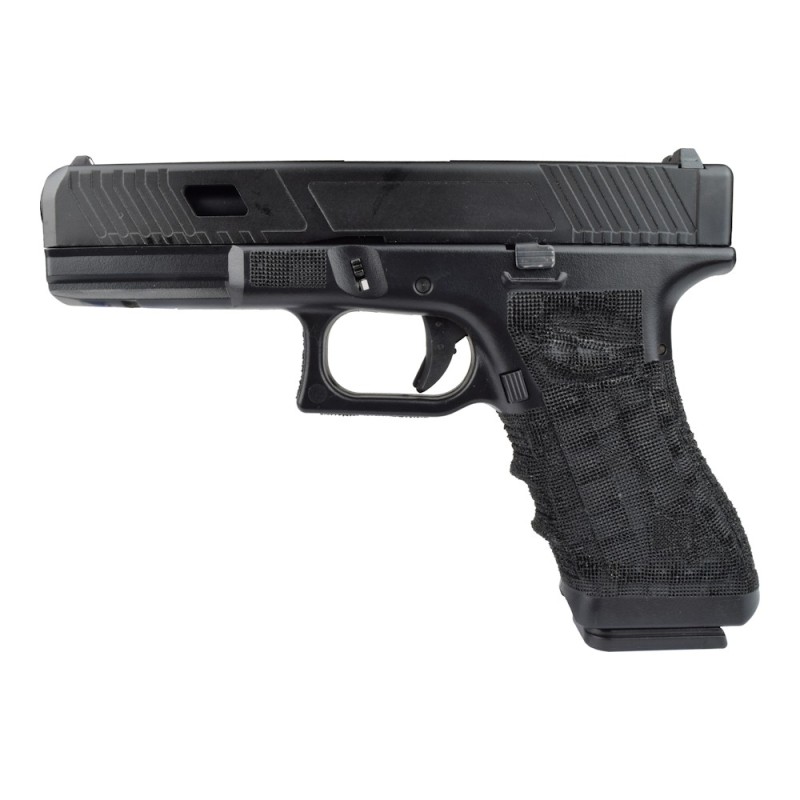 JS Tactical G17 Knurled Grip Noir Gaz 25BBs 1J