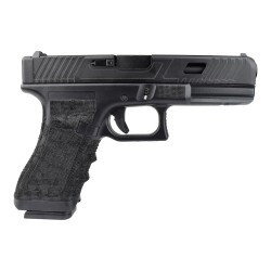 JS Tactical G17 Knurled Grip Noir Gaz 25BBs 1J