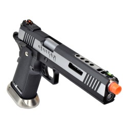 WE Hi-Capa 6.0 I.Rex Force Black / Silver Gaz 30BBs 1.2J