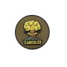 Patch PVC Canceled Nucléaire Marron/Jaune 80mm