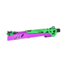 CTM.TAC CNC Alu Flatline Split slide TM Hi-capa 5.1 Purple/Green