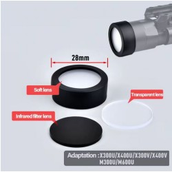 WADSN x3 Filtres & Protections Optique / Lampe 28mm Polycarbonate