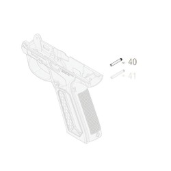 CTM.TAC  Pin / Goupille Haute Silver Part.40 GBB AAP01 Action Army