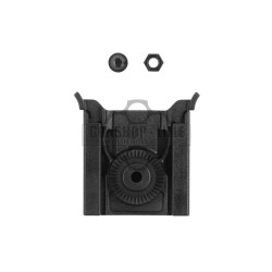 Amomax QR Adaptateur Holster rotatif Noir