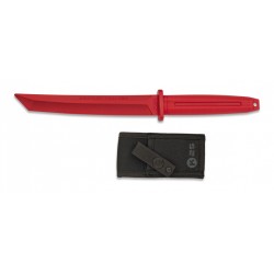 K25 Réplique Couteau d'entraînement Rouge Caoutchouc 18.4cm