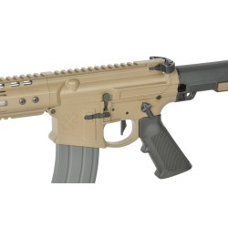 Double Eagle / EMG N4 Ghetto Blaster Noveske MWS Gen.3 Tan GBBR 35BBs 1.14J