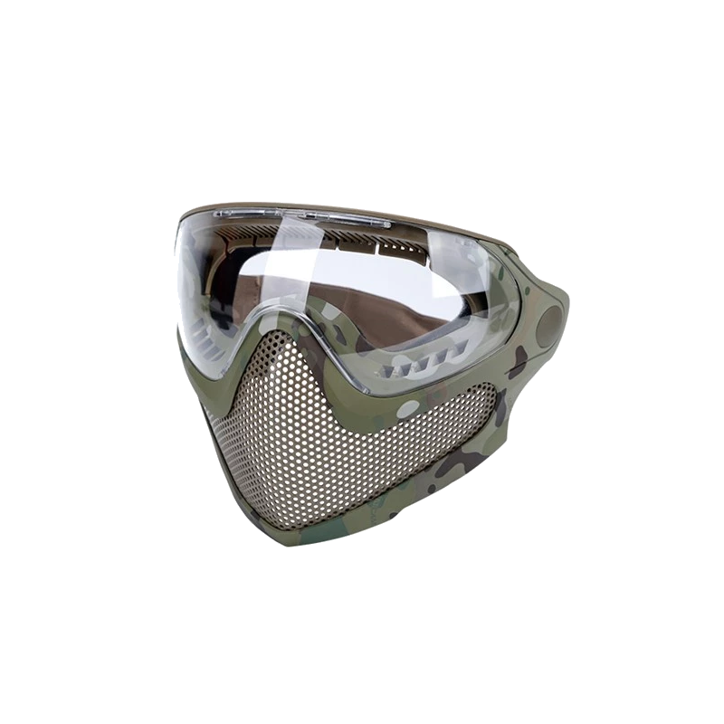 WoSport Pilot Mask (Steel mesh version) - Multicam