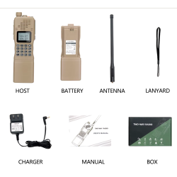 Baofeng Talkie Walkie Two-Way AN/PCR-152 Tan