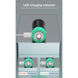 ACM CR123A R7 3.7V 2600Mah Rechargeable USB-C